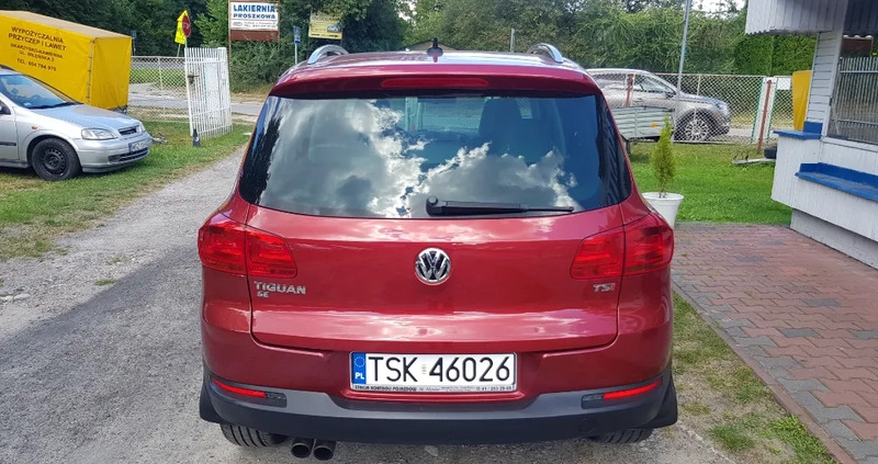 Volkswagen Tiguan cena 61500 przebieg: 139893, rok produkcji 2015 z Wielichowo małe 121